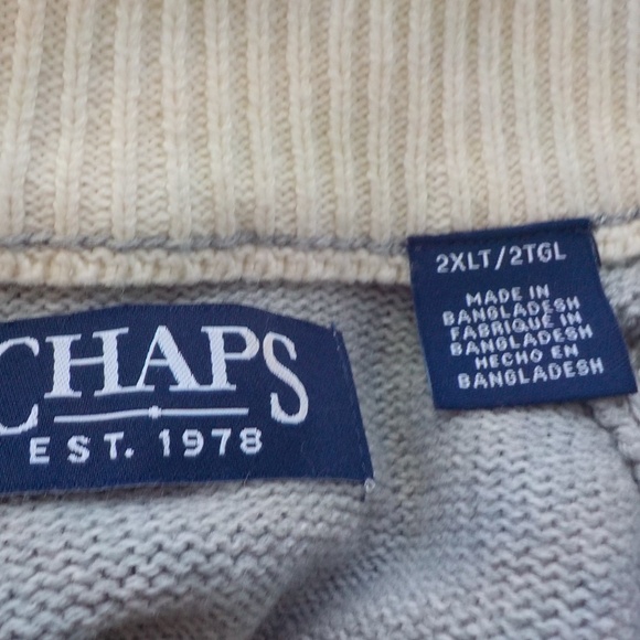 NEW CHAPS Big&Tall Sweater - Picture 9 of 11